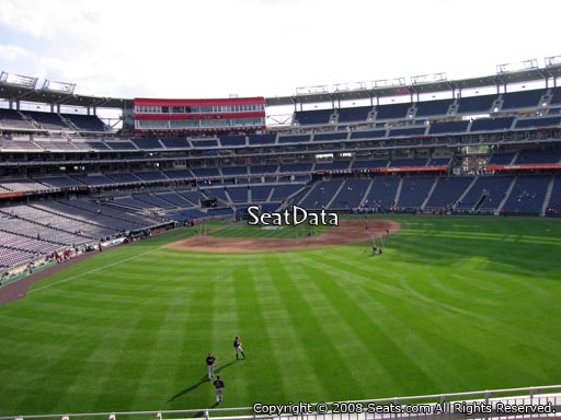Seat view from section 241 at Nationals Park, home of the Washington Nationals