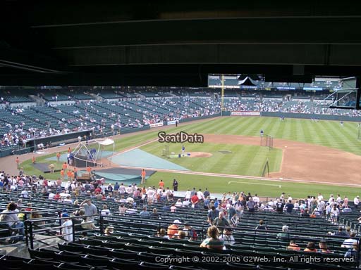 Seat view from section 23 at Oriole Park at Camden Yards, home of the Baltimore Orioles
