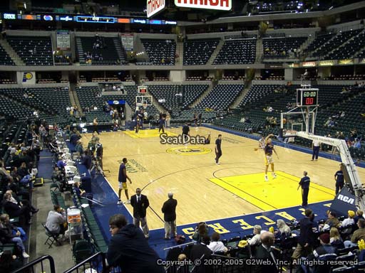Seat view from section 2 at Bankers Life Fieldhouse, home of the Indiana Pacers