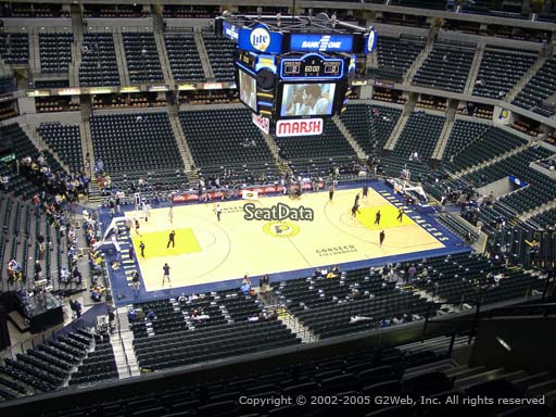 Seat view from section 226 at Bankers Life Fieldhouse, home of the Indiana Pacers