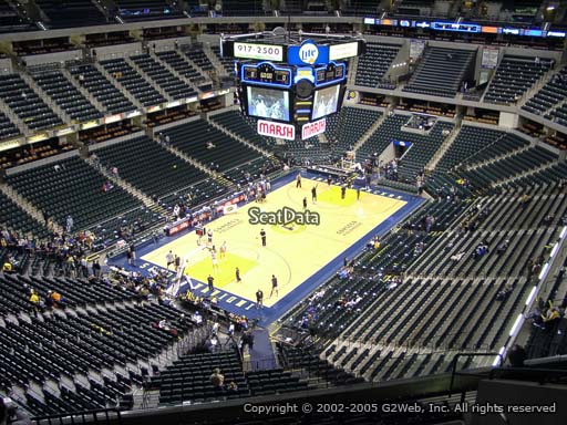 Seat view from section 229 at Bankers Life Fieldhouse, home of the Indiana Pacers