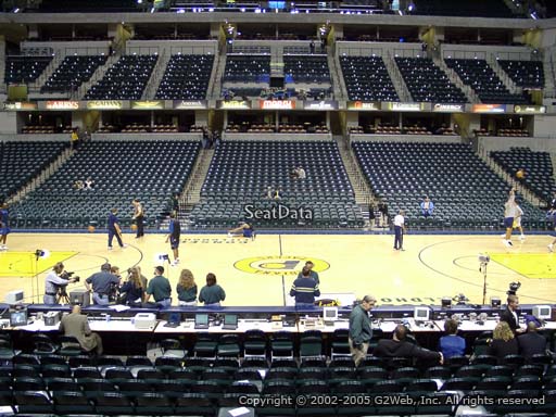 Seat view from section 5 at Bankers Life Fieldhouse, home of the Indiana Pacers