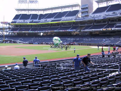 Seat view from section 114 at Petco Park, home of the San Diego Padres