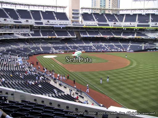 Seat view from section 221 at Petco Park, home of the San Diego Padres