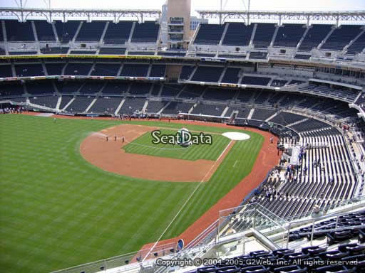 Seat view from section 328 at Petco Park, home of the San Diego Padres