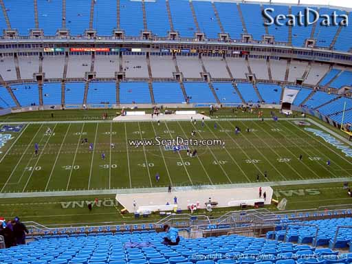 Seat view from section 516 at Bank of America Stadium, home of the Carolina Panthers