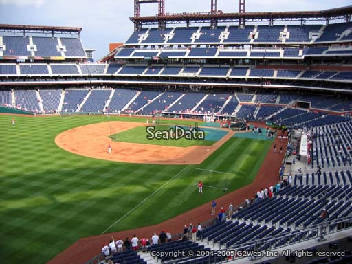 Seat view from section 236 at Citizens Bank Park, home of the Philadelphia Phillies