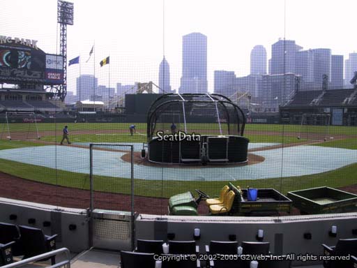 Seat view from section 17 at PNC Park, home of the Pittsburgh Pirates
