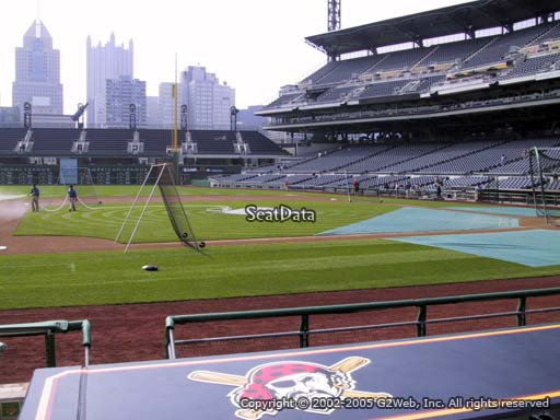 Seat view from section 23 at PNC Park, home of the Pittsburgh Pirates