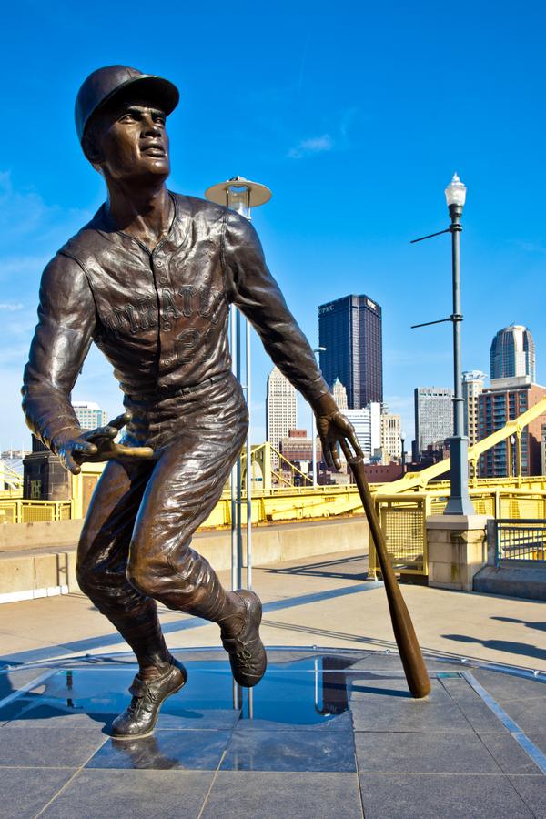 The Roberto Clemente Statue at PNC Park.