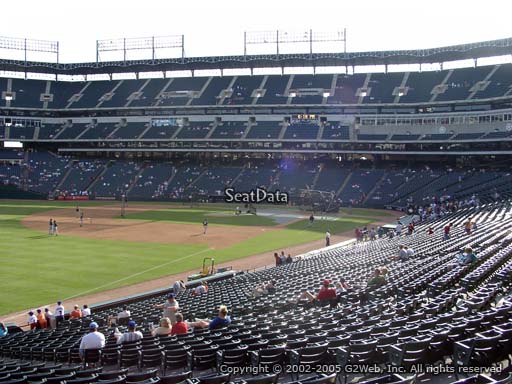 Seat view from section 113 at Globe Life Park in Arlington, home of the Texas Rangers