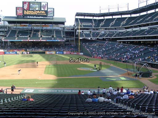 Seat view from section 120 at Globe Life Park in Arlington, home of the Texas Rangers