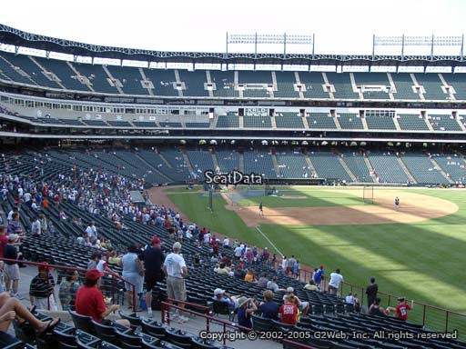 Seat view from section 138 at Globe Life Park in Arlington, home of the Texas Rangers