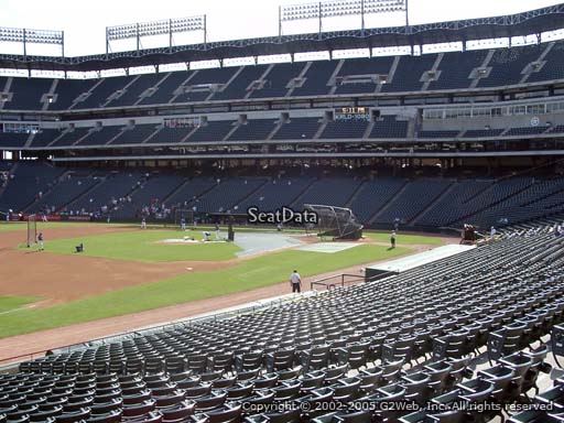 Seat view from section 15 at Globe Life Park in Arlington, home of the Texas Rangers