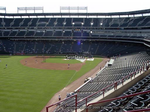 Seat view from section 209 at Globe Life Park in Arlington, home of the Texas Rangers