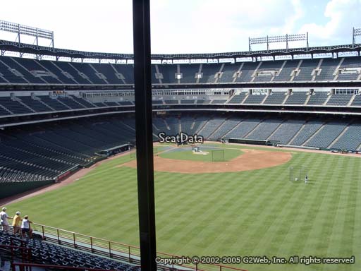 Seat view from section 251 at Globe Life Park in Arlington, home of the Texas Rangers