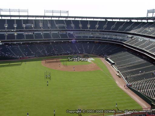 Seat view from section 302 at Globe Life Park in Arlington, home of the Texas Rangers