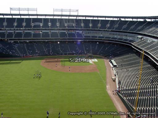 Seat view from section 304 at Globe Life Park in Arlington, home of the Texas Rangers