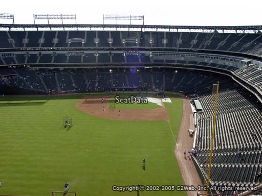 Seat view from section 305 at Globe Life Park in Arlington, home of the Texas Rangers