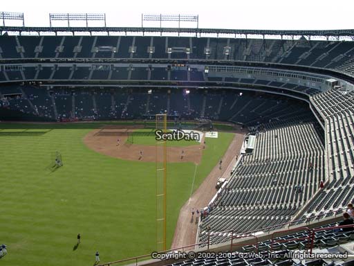 Seat view from section 307 at Globe Life Park in Arlington, home of the Texas Rangers