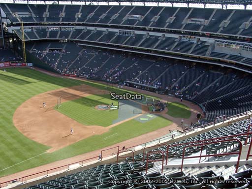 Seat view from section 315 at Globe Life Park in Arlington, home of the Texas Rangers