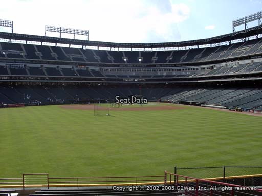 Seat view from section 54 at Globe Life Park in Arlington, home of the Texas Rangers