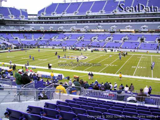 View from Section 151 at M&T Bank Stadium, Home of the Baltimore Ravens