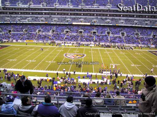 View from Section 226 at M&T Bank Stadium, Home of the Baltimore Ravens