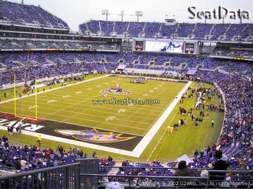 Seat view from section 237 at M&T Bank Stadium, home of the Baltimore Ravens