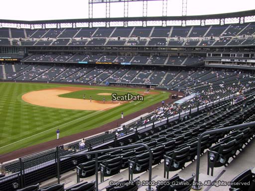 Seat view from section 247 at Coors Field, home of the Colorado Rockies