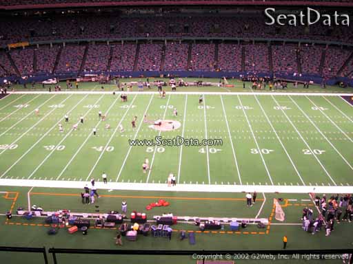 Seat view from section 515 at the Mercedes-Benz Superdome, home of the New Orleans Saints