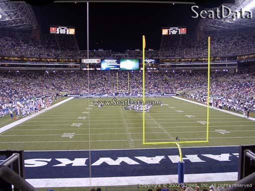 Seat view from section 149 at CenturyLink Field, home of the Seattle Seahawks