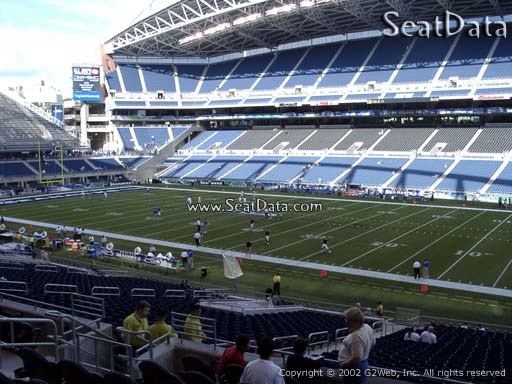 Seat view from section 231 at CenturyLink Field, home of the Seattle Seahawks