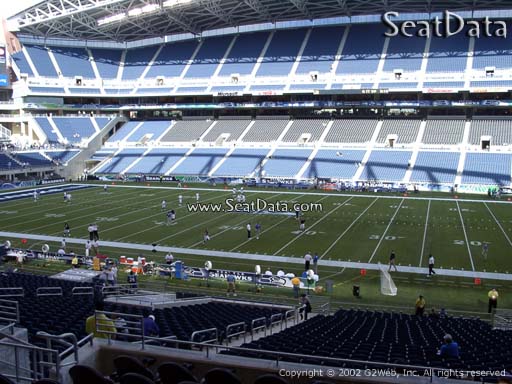 Seat view from section 233 at CenturyLink Field, home of the Seattle Seahawks