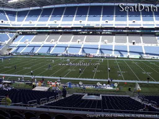 Seat view from section 234 at CenturyLink Field, home of the Seattle Seahawks