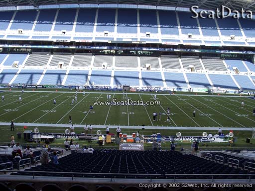 Seat view from section 235 at CenturyLink Field, home of the Seattle Seahawks
