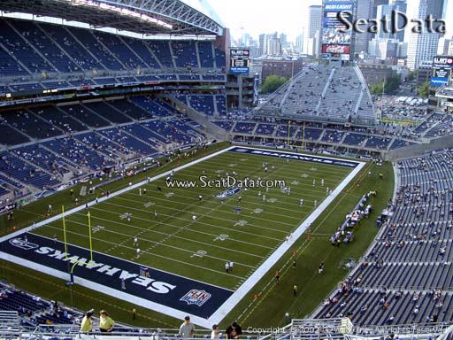 Seat view from section 319 at CenturyLink Field, home of the Seattle Seahawks