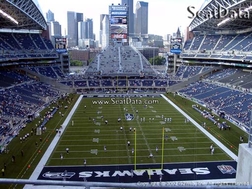 Seat view from section 323 at CenturyLink Field, home of the Seattle Seahawks