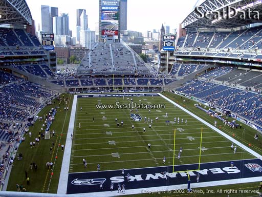 Seat view from section 324 at CenturyLink Field, home of the Seattle Seahawks