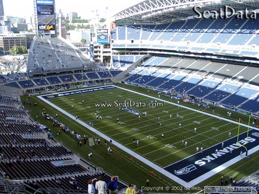 Seat view from section 328 at CenturyLink Field, home of the Seattle Seahawks
