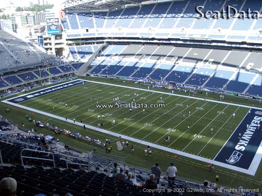 Seat view from section 330 at CenturyLink Field, home of the Seattle Seahawks