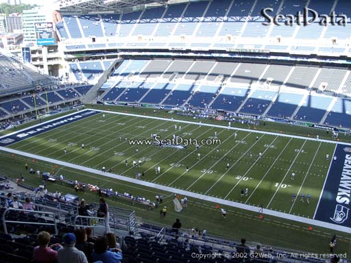 Seat view from section 331 at CenturyLink Field, home of the Seattle Seahawks