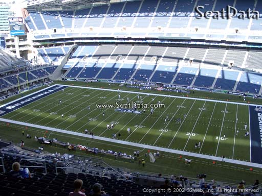 Seat view from section 332 at CenturyLink Field, home of the Seattle Seahawks