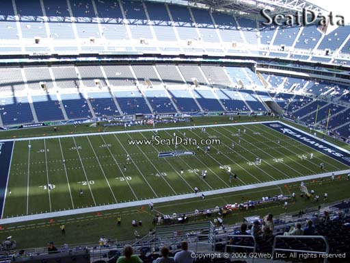 Seat view from section 338 at CenturyLink Field, home of the Seattle Seahawks