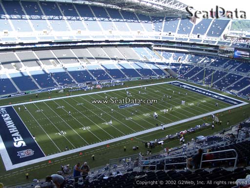 Seat view from section 340 at CenturyLink Field, home of the Seattle Seahawks