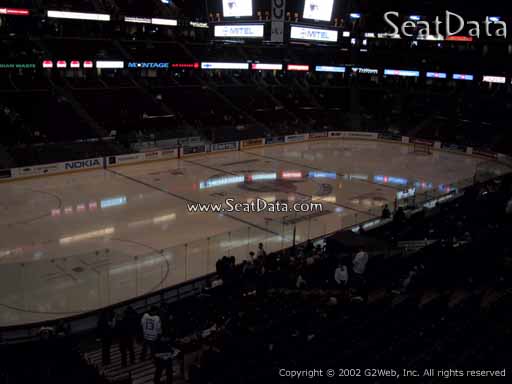 Seat view from section 211 at the Canadian Tire Centre, home of the Ottawa Senators