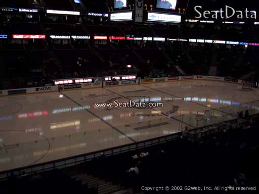 Seat view from section 224 at the Canadian Tire Centre, home of the Ottawa Senators