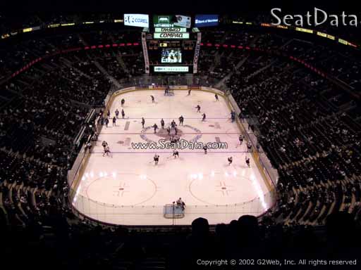 Seat view from section 301 at the Canadian Tire Centre, home of the Ottawa Senators