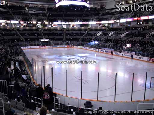 Seat view from section 110 at the SAP Center at San Jose, home of the San Jose Sharks