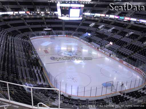 Seat view from section 210 at the SAP Center at San Jose, home of the San Jose Sharks